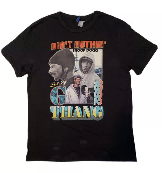 Snoop Dogg 1992 Aint Nothing But A G Thang T Shirt Medium Black HM Death Row